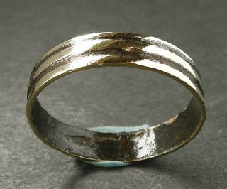 Large Ancient Celtic Bronze Ring - Uk Find