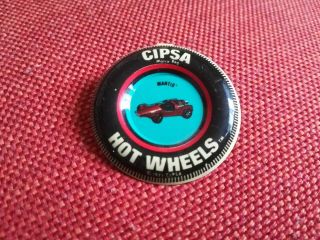 Vintage Hot Wheels Redline Cipsa71.  Mantis Button Badge Mexico Rare