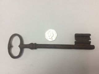Vintage Large Old Key 8” (20 Cm) Long