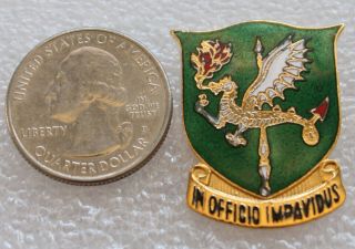 Us Army 747th Military Police Battalion Di Dui Crest Clutch Back No Hallmark