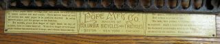 1886 Patent World Typewriter Pope Mfg Co Old Vtg Antique 5