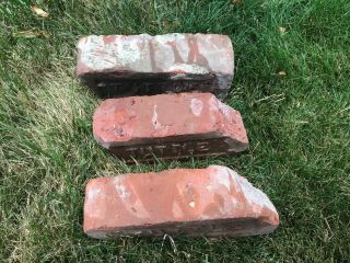 TUTTLE BRICK Co of Middletown,  CT @ 1900 ANTIQUE CLAY BRICK imperfections 2