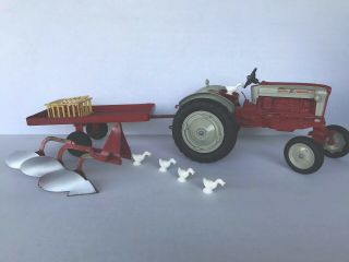 Vintage Hubley Farm Set 57 Ford Tractor Powermaster 4