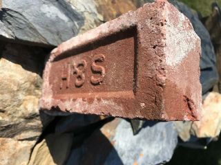1913 era ANTIQUE CLAY BRICK STILES & HART (S&H) Design a Massachusetts Brickmaker 5