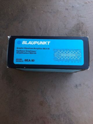 Vintage Blaupunkt BEA 80 Graphics Equalizer/Amplifier Porsche Ferrari Etc. 3