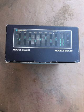 Vintage Blaupunkt BEA 80 Graphics Equalizer/Amplifier Porsche Ferrari Etc. 5