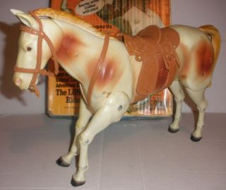 Vintage Gabriel 1973 The Lone Ranger ' s Horse Silver Fully Jointed 23625 3