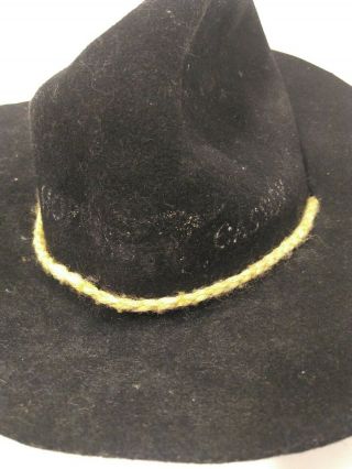 Vintage 1950 ' s Hopalong Cassidy Cowboy Hat,  Holster & Spurs Felt Leather Set Kid 3