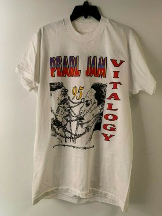 Vintage Pearl Jam Vitalogy 1995 Tour Shirt Size Xl Bad Religion