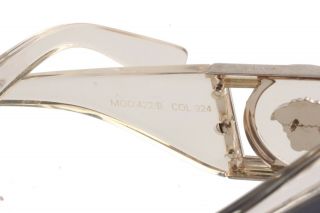G.  Versace mod.  422 sunglasses,  rare celar acetate medusa frames hand made in Italy 7