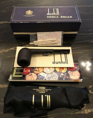 Vintage Dunhill Shell Briar Shape 39 Smoking Pipe Etc.