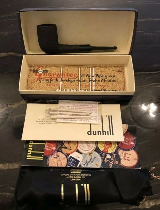 Vintage Dunhill Shell Briar Shape 39 Smoking Pipe Etc. 3