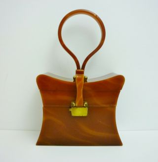 Vintage Wilardy Lucite Purse Handbag