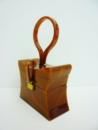 Vintage Wilardy Lucite Purse Handbag 2