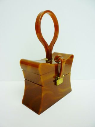 Vintage Wilardy Lucite Purse Handbag 3