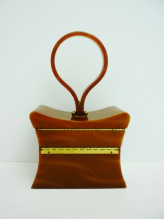 Vintage Wilardy Lucite Purse Handbag 4