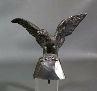 Wwii Antique German Luftwaffe Adler Eagle Pewter Figurine Inkwell Top Topper