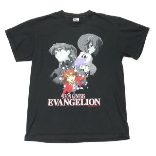 Vintage Neon Genesis Evangelion Anime T - Shirt • Medium