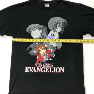 Vintage Neon Genesis Evangelion Anime T - Shirt • Medium 5