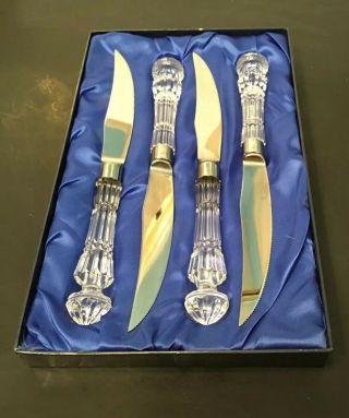 Vintage Waterford Crystal Steak Knives (set Of Four)