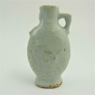 Antique Chinese Celadon - Glazed Porcelain Snuff Bottle,  18th Century