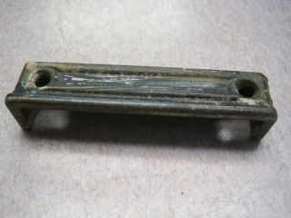 Antique Cast Iron Rim Lock Striker Plate 3 7/8 Inch Door Keeper Latch 5