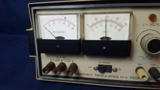 Vintage Heathkit IP - 17 Regulated High Voltage Power Supply w Box 3 - Day Refund 3
