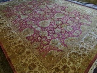 John Lewis X Large Handknotted Zeigler Wool Rug Afghan Handmade Carpet Chobi