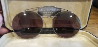 Vintage Oliver Peoples OP - 5 Sunglass Clip 2