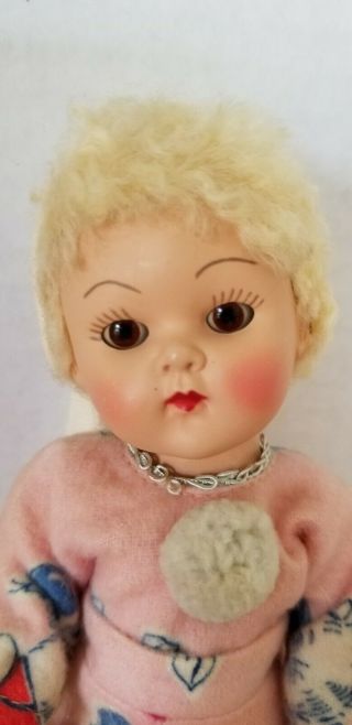 VINTAGE VOGUE GINNY WEE WILLIE WINKIE DOLL WITH WRIST TAG 3