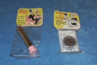 S.  S.  Adams Shooting Lip Stick & Four Nickels To Four Dimes Trick - 1960 
