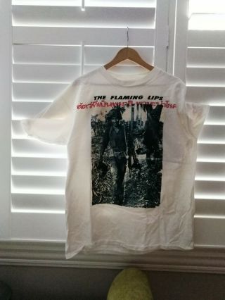 Rare Vintage Flaming Lips Graphic T Shirt.  Not Many Made Due To Controversial
