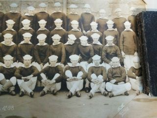 1928 photo 44th Co.  Navy US Naval Training Newport Rhode Island Antique 5