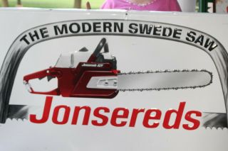 Large Vintage Jonsereds Chain Saws Saw Farm Tool Gas Oil 56 