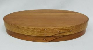 Oval 11 1/4 " Thin 1 3/4 " Shaker Box By Orleans Carpenters