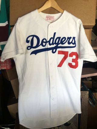 Vintage Goodman And Sons Los Angels Dodgers Jersey 73 Size 48