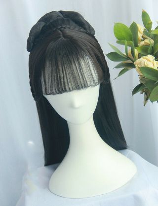 Woman Chinese Wei and Jin Dynasties Whole Hair Wig COS Ancient - Costume Hairpiece 2