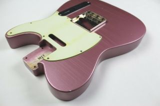 MJT Official Custom Vintage Age Nitro Guitar Body Mark Jenny VTT Burgundy Mist 3