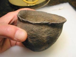 Ancient Pottery Bowl From Fisher Site Near Friendship Arkansas