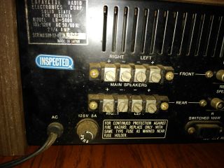 Vintage Lafayette LR - 5000 Stereo Receiver 5