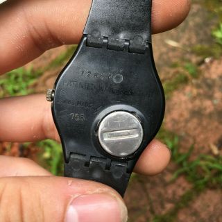 Vintage Swatch Watch X Rated 1987 GB406 With Straight Edge 2