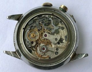 Vintage Movado one push button Swiss Chronograph hand winding mens watch,  c.  470 7