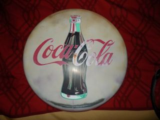 Vintage Coca Cola Button From 1960 