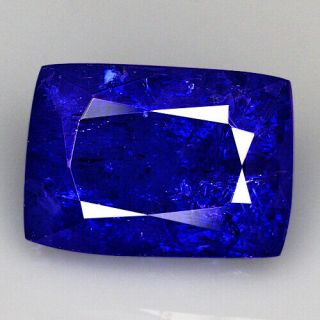 9.  6Ct 100 Natural Unheated AAAAA Violet Blue Tanzanite D ' Block QTEg90 2