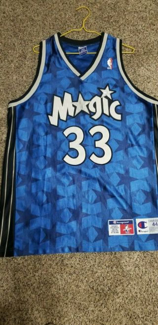 Authentic Grant Hill Orlando Magic Retro Stars Game Jersey Procut 44 Vtg