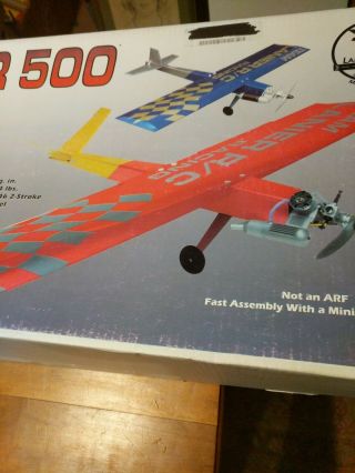 VINTAGE Lanier RC Dominator 500 Kit -.  25 to.  46 Size Plane 2