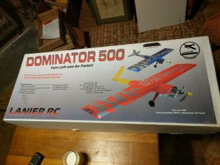 VINTAGE Lanier RC Dominator 500 Kit -.  25 to.  46 Size Plane 6