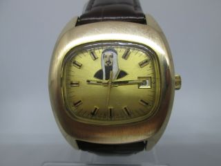 Vintage Rado Date Goldplated Automatic Mens Watch