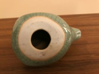 CHINESE VINTAGE HAND CRAFTED CELADON BIRD 4