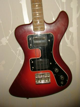 Jolana Disco Bass Czechoslovakian Guitar Vintage And Rare